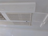 浴室換気扇フィルター掃除後
