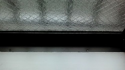 窓枠のクリーニング