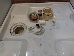 洗濯機バンの汚れ